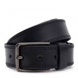 Borsa Leather Ремінь під джинси чоловічий шкіряний чорний  150v1fx67-black