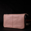 Grande Pelle Сумка-клатч жіноча шкіряна рожева  11698 - зображення 9