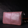 Grande Pelle Сумка-клатч жіноча шкіряна рожева  11634 - зображення 10