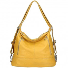 Bottega Carele Сумка-рюкзак жіноча шкіряна жовта  BC7170-giallo