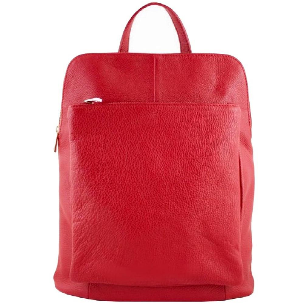 Bottega Carele Рюкзак жіночий шкіряний червоний  BC704-rosso - зображення 1
