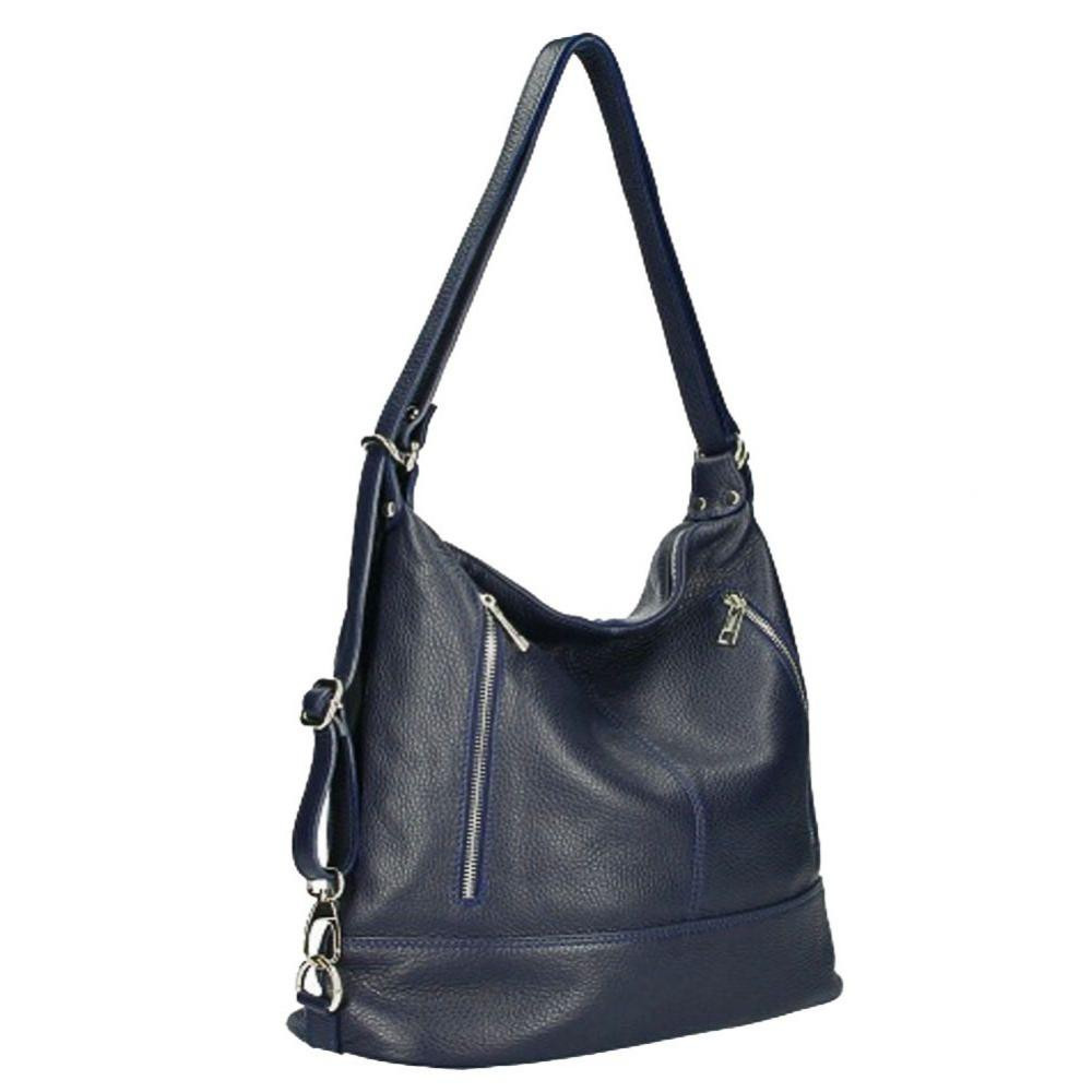 Bottega Carele Сумка-рюкзак жіноча шкіряна синя  BC7170-blu - зображення 1