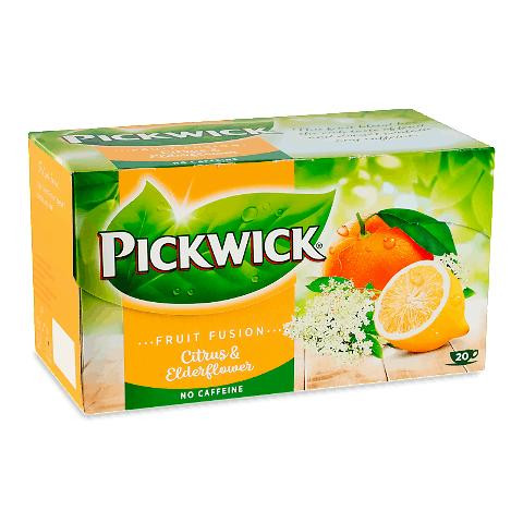 Pickwick Чай фруктово-трав'яний  цитрус-бузина, 20*2 г (8711000564189) - зображення 1