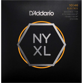 D'Addario NYXLS1046 Double Ball End Steinberger Nickel Wound Regular Light Electric Guitar Strings 10/46