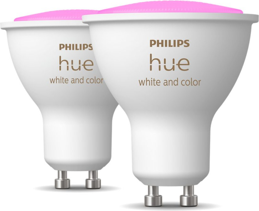 Philips HUE White and Color Ambiance GU10 5.7W 2000-6500K RGB 2 шт (929001953112) - зображення 1