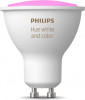 Philips HUE White and Color Ambiance GU10  5.7W 2000-6500K RGB (929001953111) - зображення 1