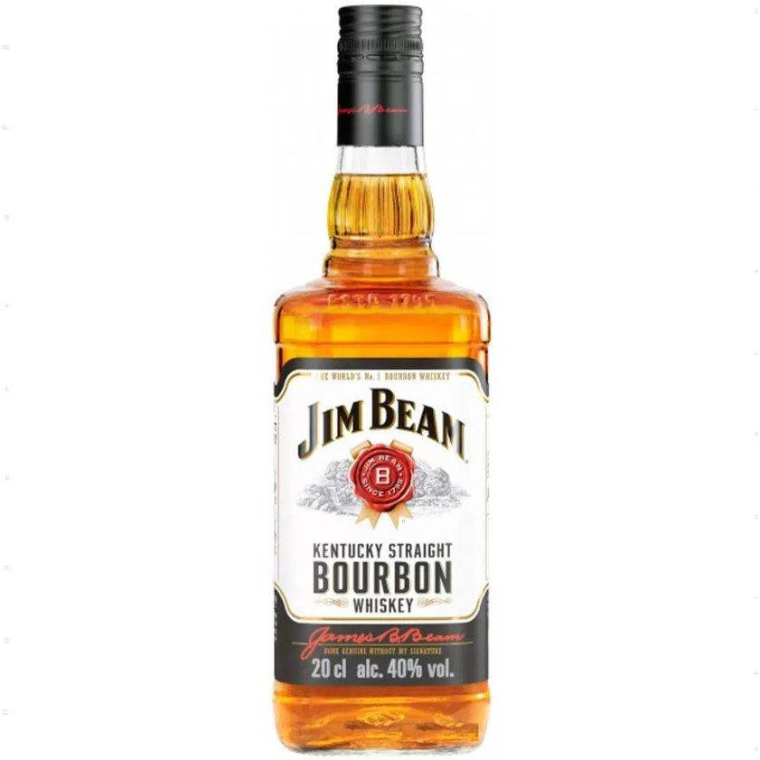 Jim Beam Бурбон  White 40% 0.2 л (DDSBS1B021) - зображення 1