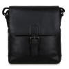 Ashwood Чорна шкіряна сумка через плече чоловіча  Leather Jack Black - зображення 5