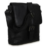 Ashwood Чорна шкіряна сумка через плече чоловіча  Leather Jack Black - зображення 7