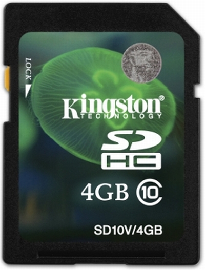 Kingston 4 GB SDHC Class 10 SD10V/4GB - зображення 1