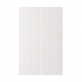 IKEA STENSUND, 704.505.70, 2 дверцят для кутової підлог шафи, білий, 25х80 см