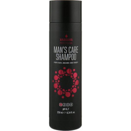 Anagana Шампунь для волос, бороды и тела  Мужской уход Man's Care Shampoo 250 мл (4820245170346)