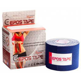   Epos Tape Кінезіо тейп  Rayon 5 см х 5 м темно-синій