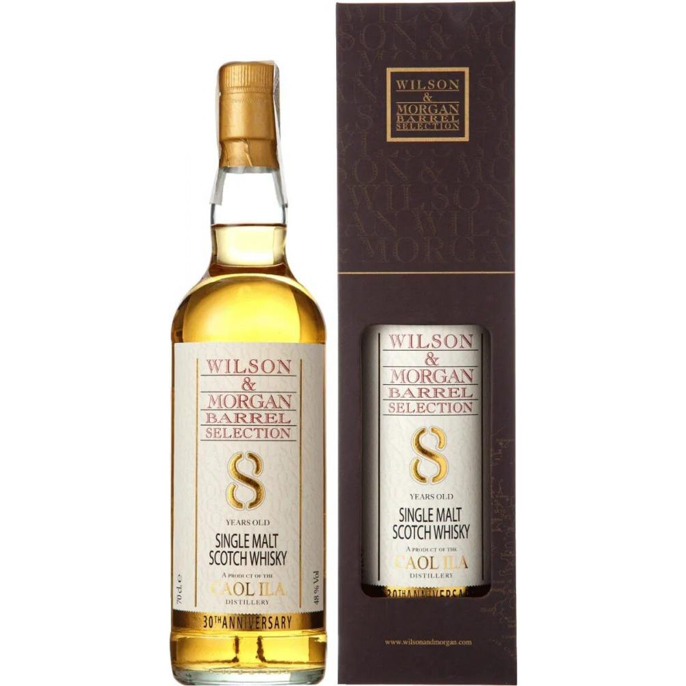 Wilson&Morgan Віскі  Caol Ila 8yo Bourbon Finish 0,7 л (8033749409263) - зображення 1