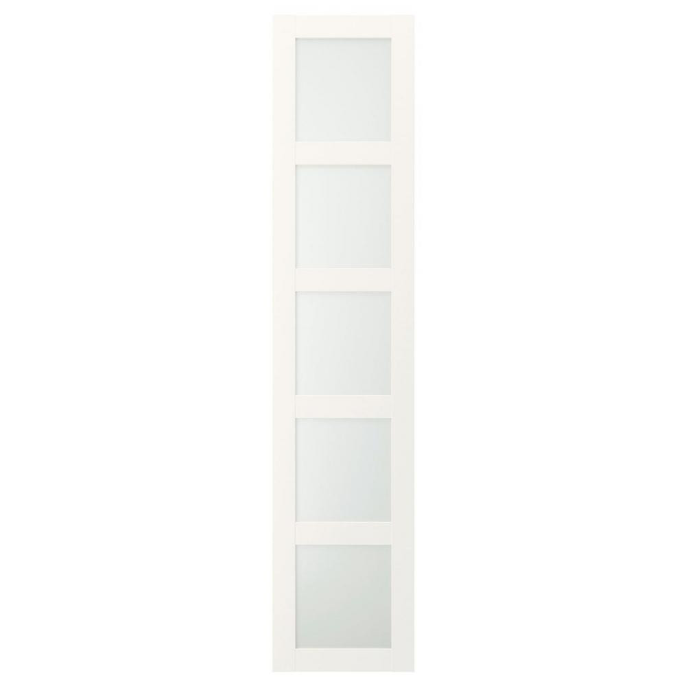 IKEA BERGSBO Дверь, матовое стекло, белый (501.604.06) - зображення 1
