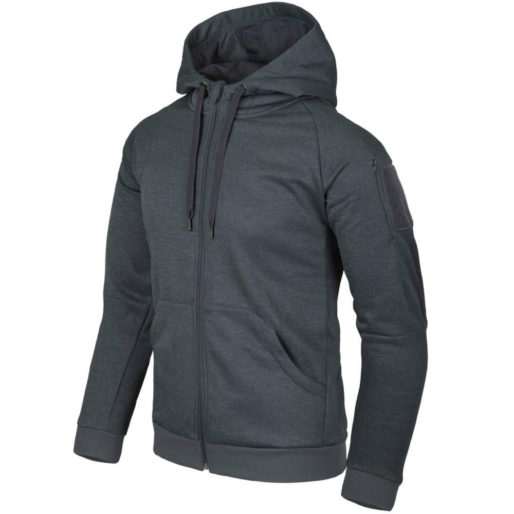 Helikon-Tex Urban Tactical Hoodie - Black/Melange Grey (BL-UHF-PO-M1-B03) - зображення 1