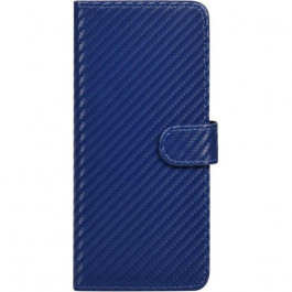 TOTO Book Carbon Fiber Universal Cover 5,5-5,7" Navy Blue