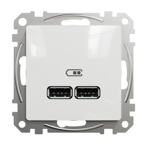 Schneider Electric Sedna Design USB белый (SDD111401) - зображення 1