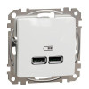Schneider Electric Sedna Design USB белый (SDD111401) - зображення 2