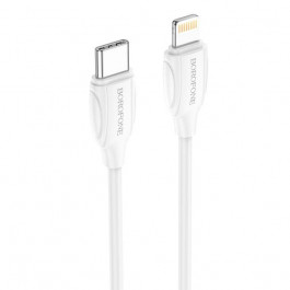 Borofone BX19 Benefit USB Type-C to Lightning 2m White (BX19LPD2W)
