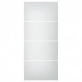 IKEA SVARTISDAL СВАРТІСДАЛЬ, 604.735.72, 4 панелі для рами розсувних дверей, білий під папір, 100х236 см
