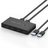 UGREEN US216 2 In 4 Out USB 3.0 Sharing Switch Box Black (30768) - зображення 1