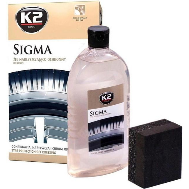K2 Гель для полировки шин SIGMA 500мл - зображення 1