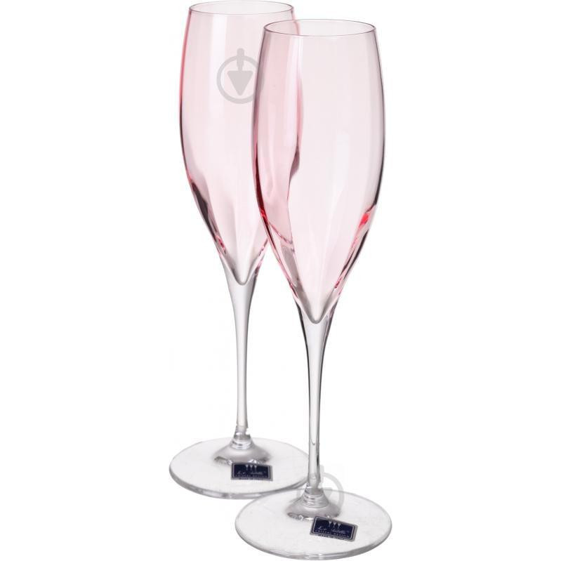 Vema Набор бокалов для шампанского Monalisa Allegria Red 260 мл 6 шт. (99001659) - зображення 1