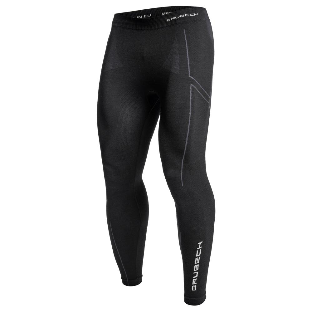 Brubeck Legginsy termoaktywne meskie  Extreme Wool - Czarne XL XL - зображення 1