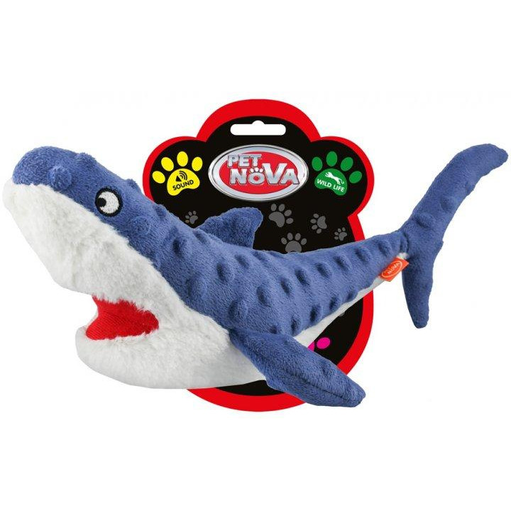 Pet Nova Игрушка для собак  Акула 32 см (PLU-SHARK) (5903031444421) - зображення 1