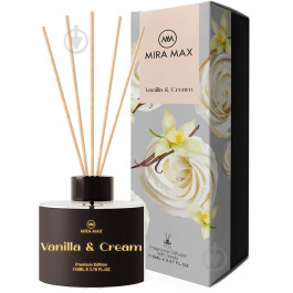 Mira Max Аромадифузор  для приміщень Vanilla & Cream 110 мл (4820274201400)