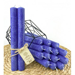 Plamis Свічки столові із пальмового воску  Синій 16 шт (S-22200/16-23)