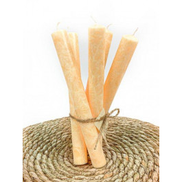 Plamis Свічки столові з пальмового воску  Чайна троянда 5 шт (S-22200/5-03)