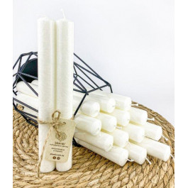 Plamis Свічки столові із пальмового воску  Білий 16 шт (S-22200/16-00)