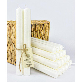 Plamis Свічки столові з пальмового воску  Білий 20 шт (S-22200/20-00)