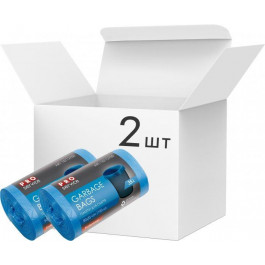 ProService Упаковка пакетов для мусора Standard HD 35 л 2 рулона по 100 шт Синих (16112701)