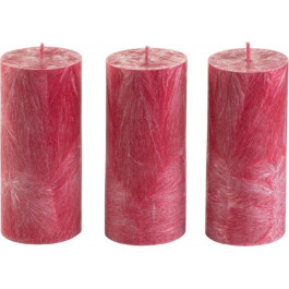 CandlesBio Набір свічок  Palm wax з пальмового воску 3 шт Червоні (WP 05 70/150_3)