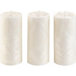 CandlesBio Набір свічок  Palm wax із пальмового воску 3 шт Білі (WP 00 70/150_3)