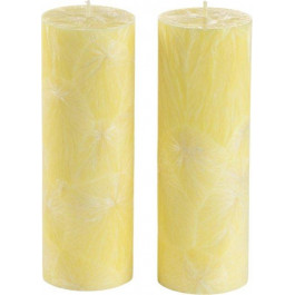 CandlesBio Набір свічок  Palm wax з пальмового воску 2 шт Жовтий (WP 03 70/200_2)