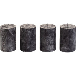 CandlesBio Набір свічок  Palm wax із пальмового воску 4 шт Чорний (WP 11 70/100_4)