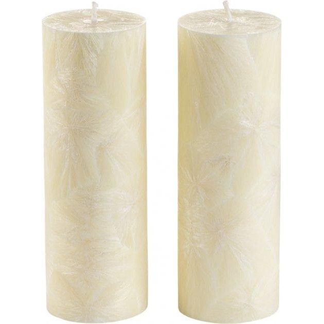 CandlesBio Набір свічок  Palm wax з пальмового воску 2 шт Шампань (WP 08 70/200_2) - зображення 1