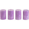 CandlesBio Набір свічок  Palm wax із пальмового воску 4 шт Лаванда (WP 06 70/100_4) - зображення 1