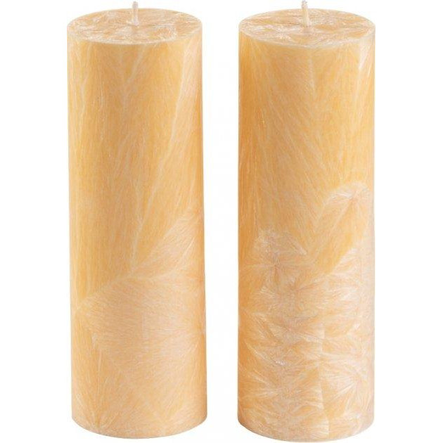 CandlesBio Набір свічок  Palm wax з пальмового воску 2 шт Ваніль (WP 13 70/200_2) - зображення 1