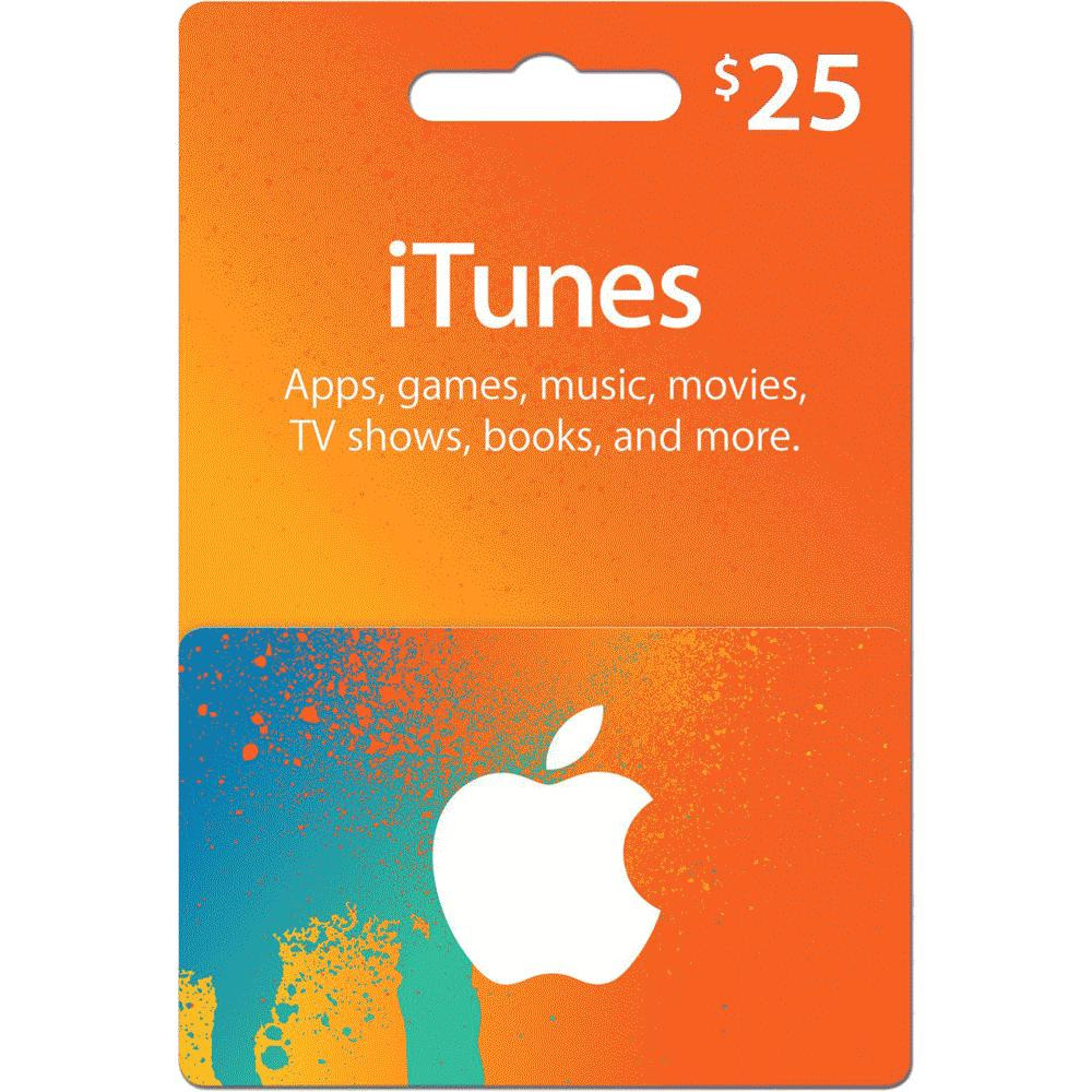 Apple Подарочная карта iTunes / App Store Gift Card на сумму 25 usd, US-регион - зображення 1