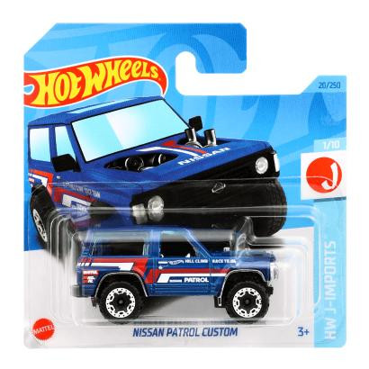 Hot Wheels Nissan Patrol Custom J-Imports 1:64 HKK61 Blue - зображення 1