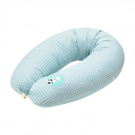 Sleepingg Подушка для годування Стандарт  190х30х18см Горошок М&#39;ята (4820227285099)