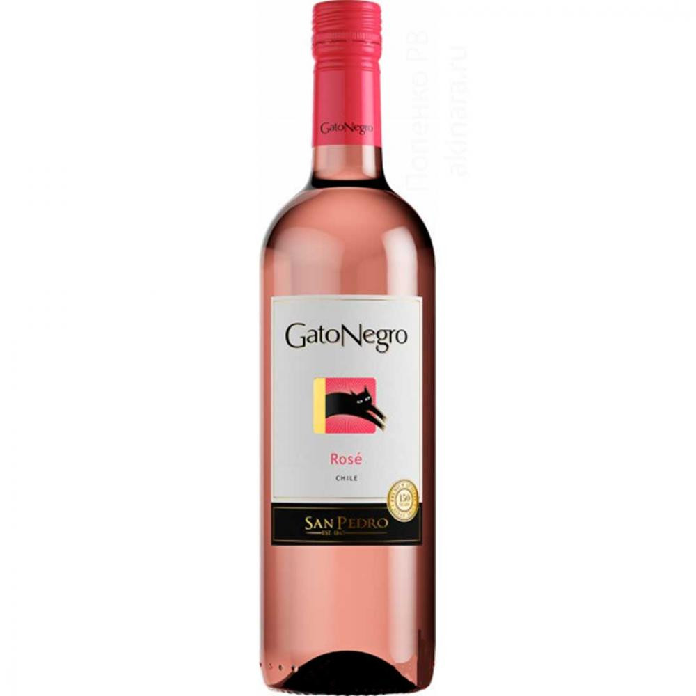 Gato Negro Вино Rose розовое сухое 0.75 л 13.4% (7804300120634) - зображення 1