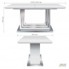 Art Metal Furniture Camelia White (551970) - зображення 5