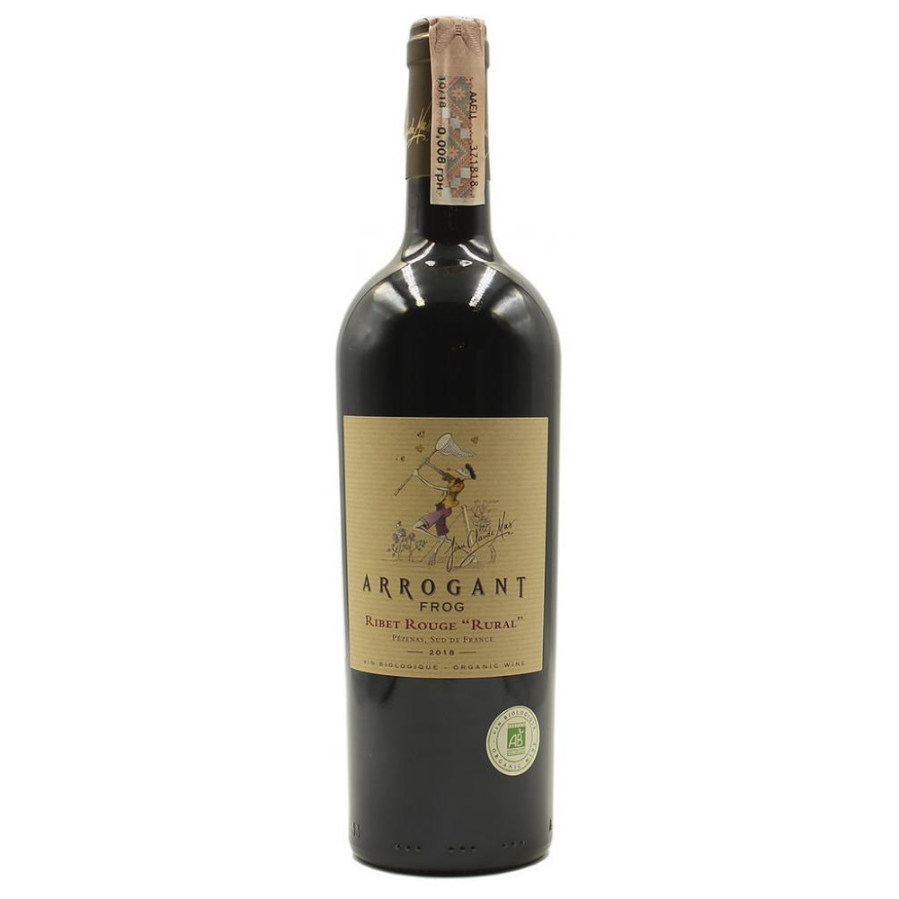 Domaines Paul Mas Вино Arrogant Frog Ribet Red Cabernet Sauvignon-Merlot 0,75 л сухе тихе червоне (3760040422268) - зображення 1