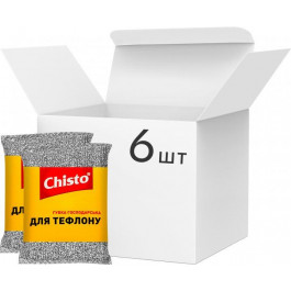Chisto Упаковка губок-скребков для тефлона 6 шт (2000064264279)